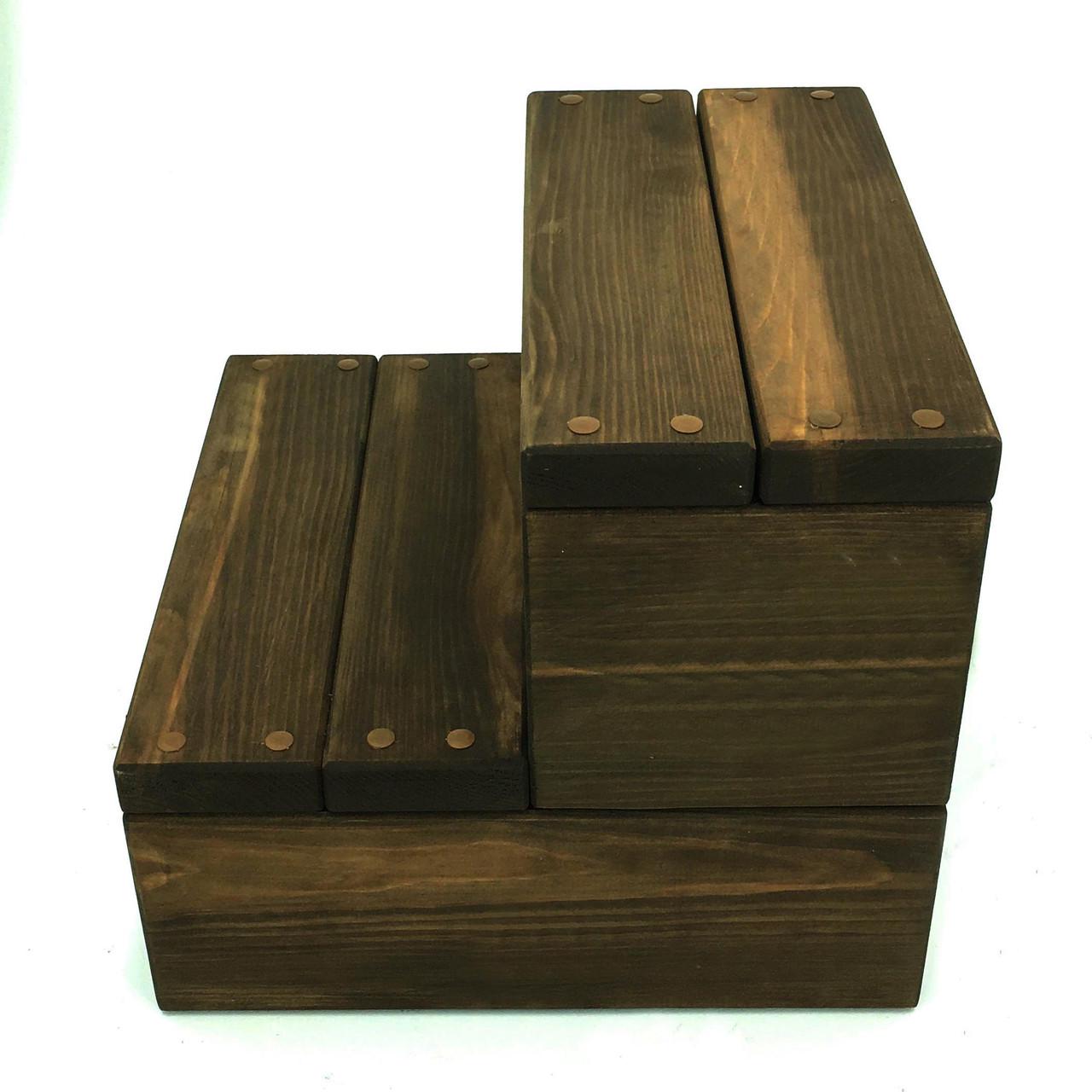 Скамейка-ступенька из дерева Потомак Капучино (ССТ-001209) - фото 3 Скамейка-ступенька из дерева Потомак Капучино (ССТ-001209) - фото 3