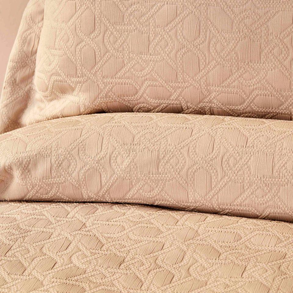 Покривало з наволочкою Karaca Home Back To Basic 160х240 см полуторний Pudra (13512880) - фото 3 Покривало з наволочкою Karaca Home Back To Basic 160х240 см полуторний Pudra (13512880) - фото 3