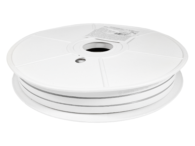 Светодиодная лента-неон AVT SMD2835 100LED 6х12 мм 12В 13 Вт IP65 10000-11000К 1 м Холодный белый (8846)