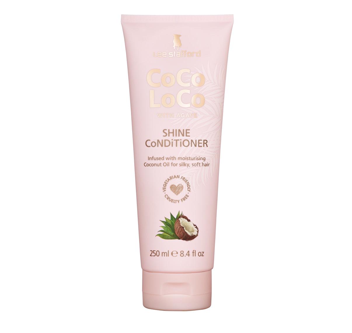 Кондиционер для сияния Lee Stafford Coco Loco Shine Conditioner с кокосовым маслом 250 мл (5060282703407)