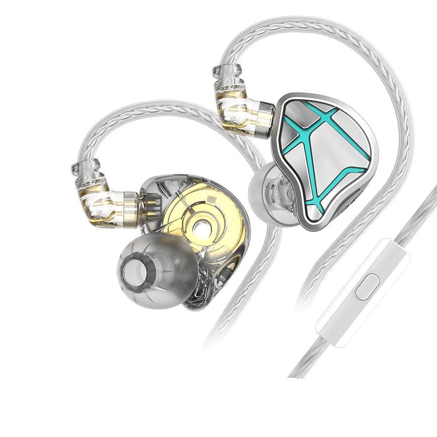 Наушники проводные Knowledge Zenith ESX Mic динамические Silver (18785183) Наушники проводные Knowledge Zenith ESX Mic динамические Silver (18785183)