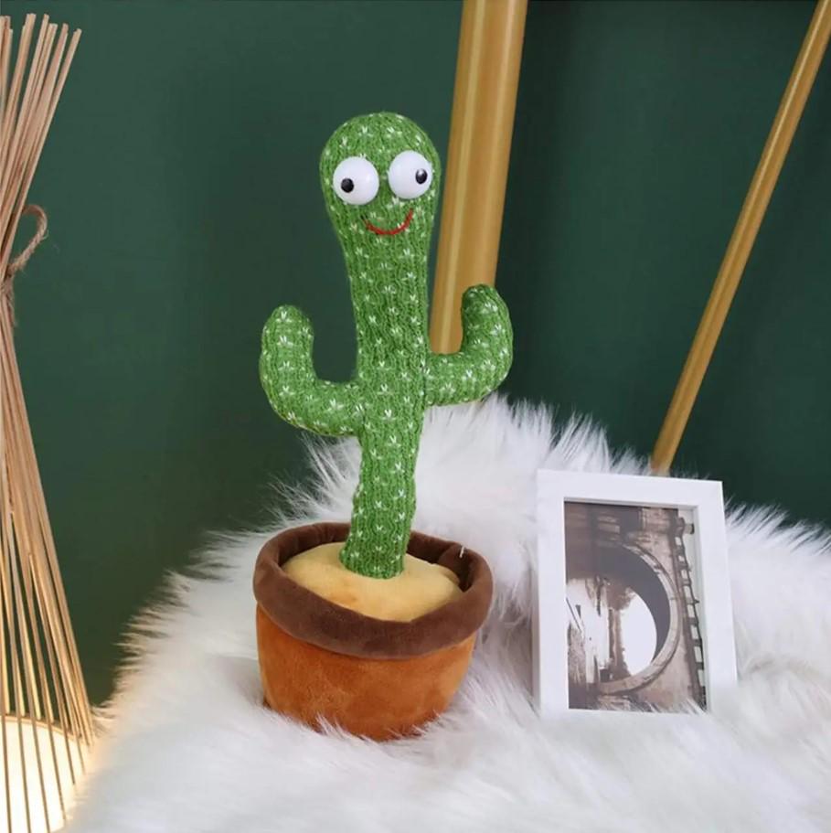 Игрушка кактус Dancing Cactus TikTok 120 песен с подсветкой - фото 5 Игрушка кактус Dancing Cactus TikTok 120 песен с подсветкой - фото 5