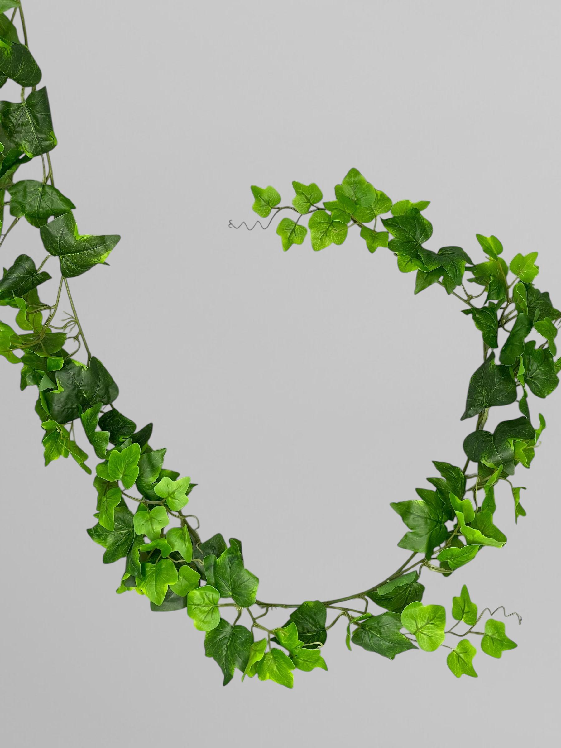 Искусственный плющ обыкновенный лиана 220 см Зеленый (Р01009) - фото 4