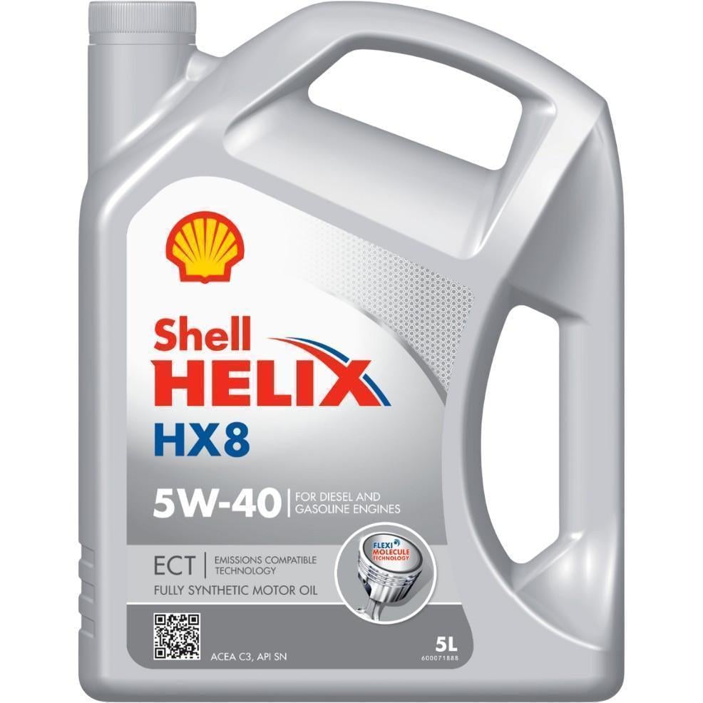 Моторное масло Shell Helix HX8 ECT 5W-40 5 л (550046689)