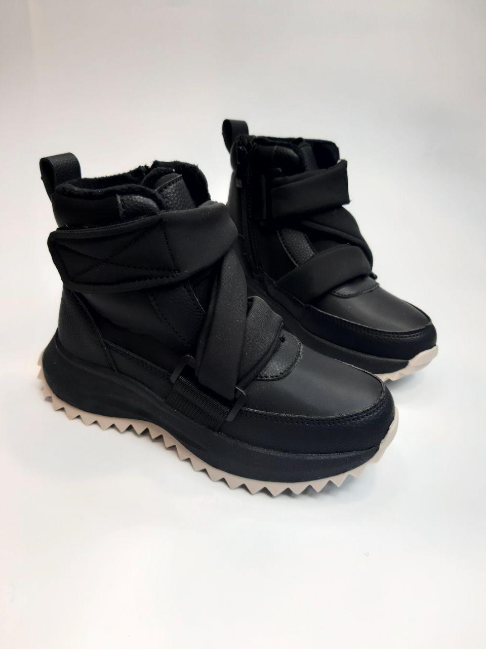 Черевики зимові Clibee для дівчинки р. 33 21 см Чорний (613-1 black) Черевики зимові Clibee для дівчинки р. 33 21 см Чорний (613-1 black)