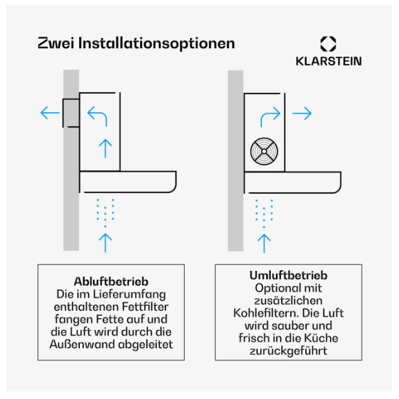 Витяжка для кухні KLARSTEIN Limelight з підсвічуванням 60 см 600 м3/год 75 Вт (10034976) - фото 5