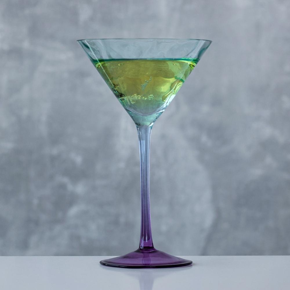 Набір келихів Elisey 9054-004 Бриз 170 мл скло 11,4х19 см 2 шт. Бірюзовий (118-81-9054-004) - фото 3 Набір келихів Elisey 9054-004 Бриз 170 мл скло 11,4х19 см 2 шт. Бірюзовий (118-81-9054-004) - фото 3