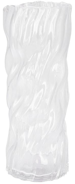 Ваза для цветов из стекла Ancient Glass Infinitty 10x25 см