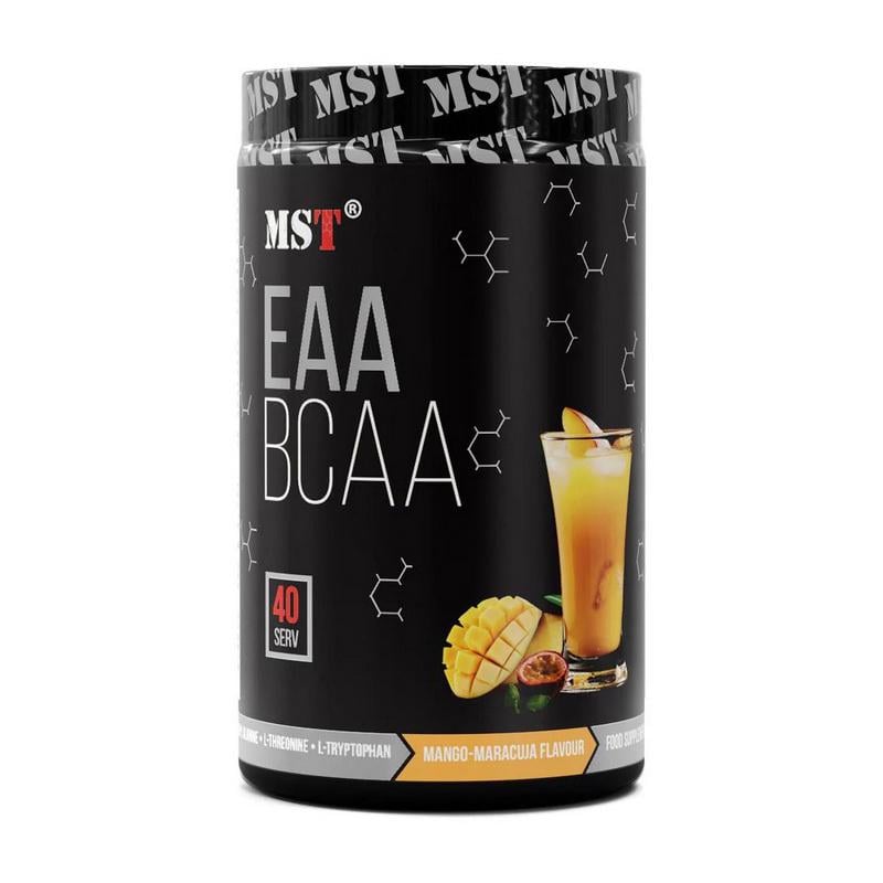 Аминокислоты MST BCAA&EAA zero 520 г Манго/Маракуя Аминокислоты MST BCAA&EAA zero 520 г Манго/Маракуя