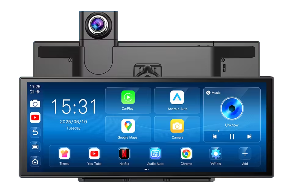 Авто-экран Imagebon M70 11.4 4G Android 14 8+128 ГБ 8 ядер CarPlay/Android Auto