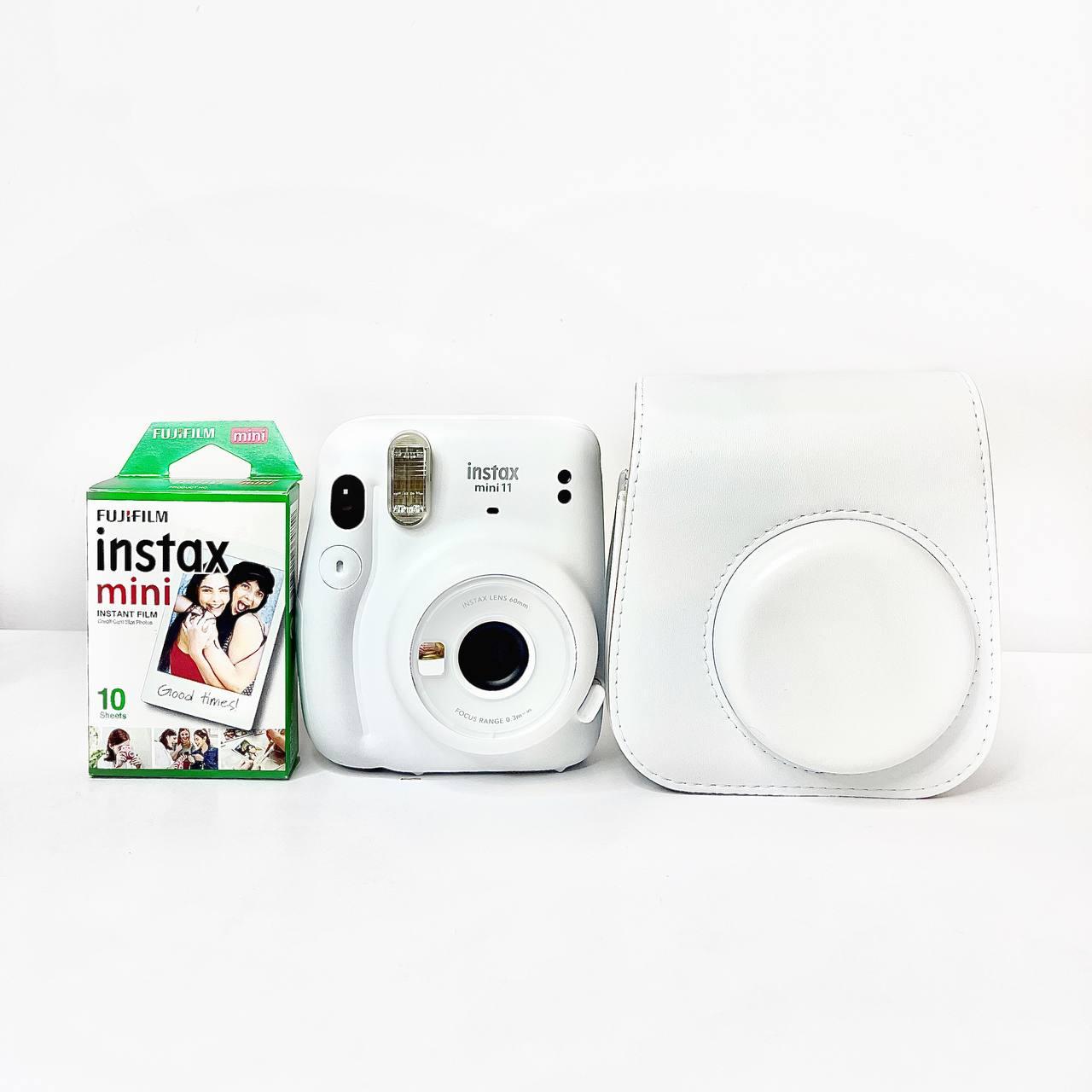 Комплект Камера моментальной печати Fujifilm Instax Mini 11 White + Чехол + Фотопленка 10 шт. - фото 2