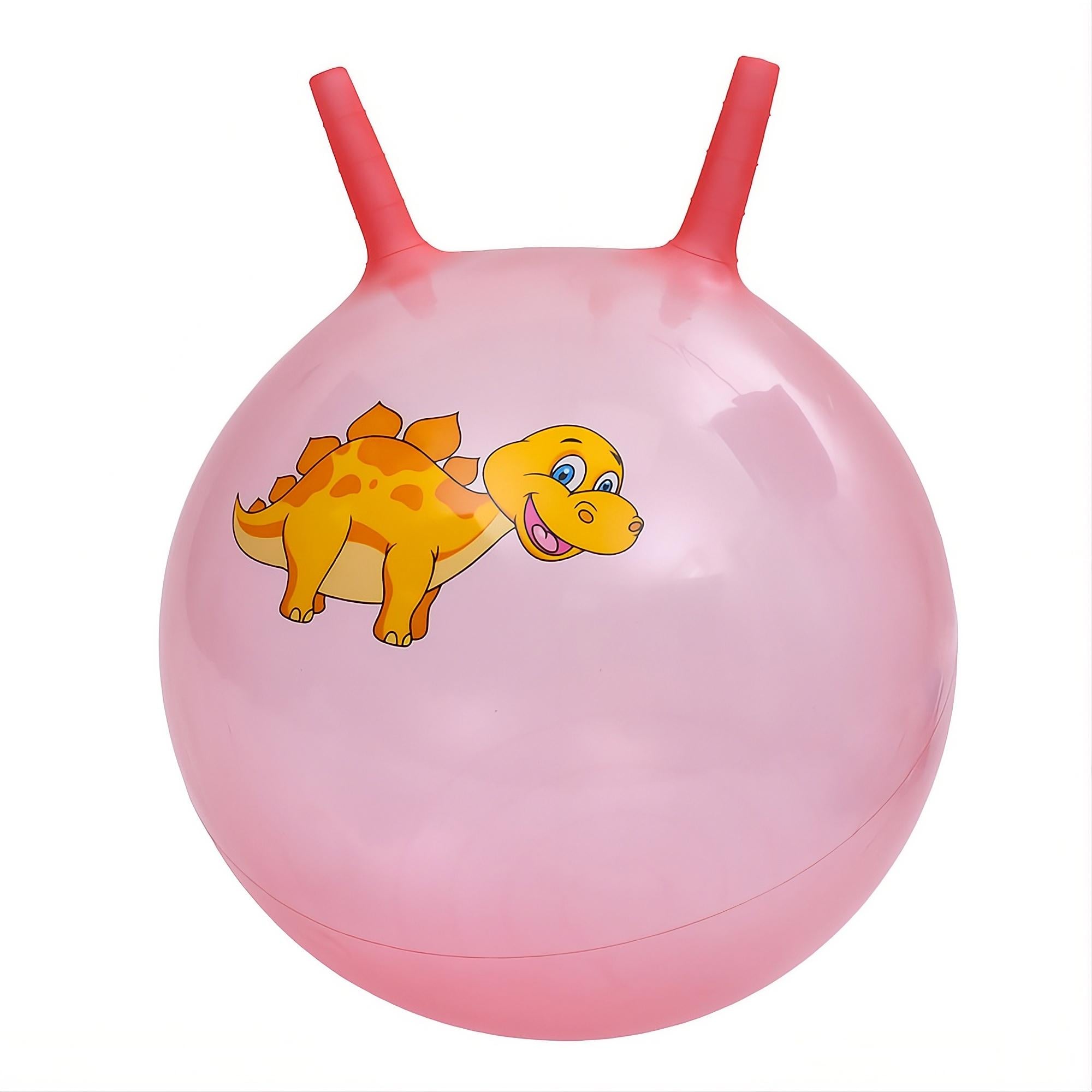 Фитнес-мяч детский MS 4859-1 с рожками 45 см 350 г с принтом животных (33731024)