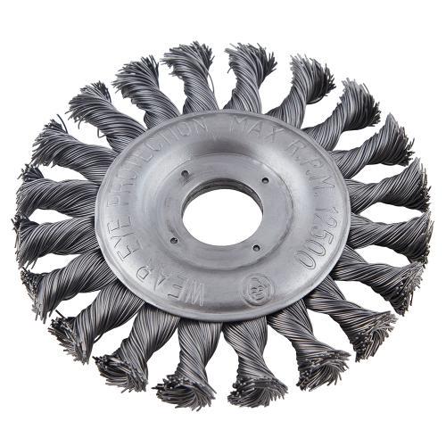 Щетка дискообразная Alloid пучки крученой проволоки 115x22,23 мм (00000061513)