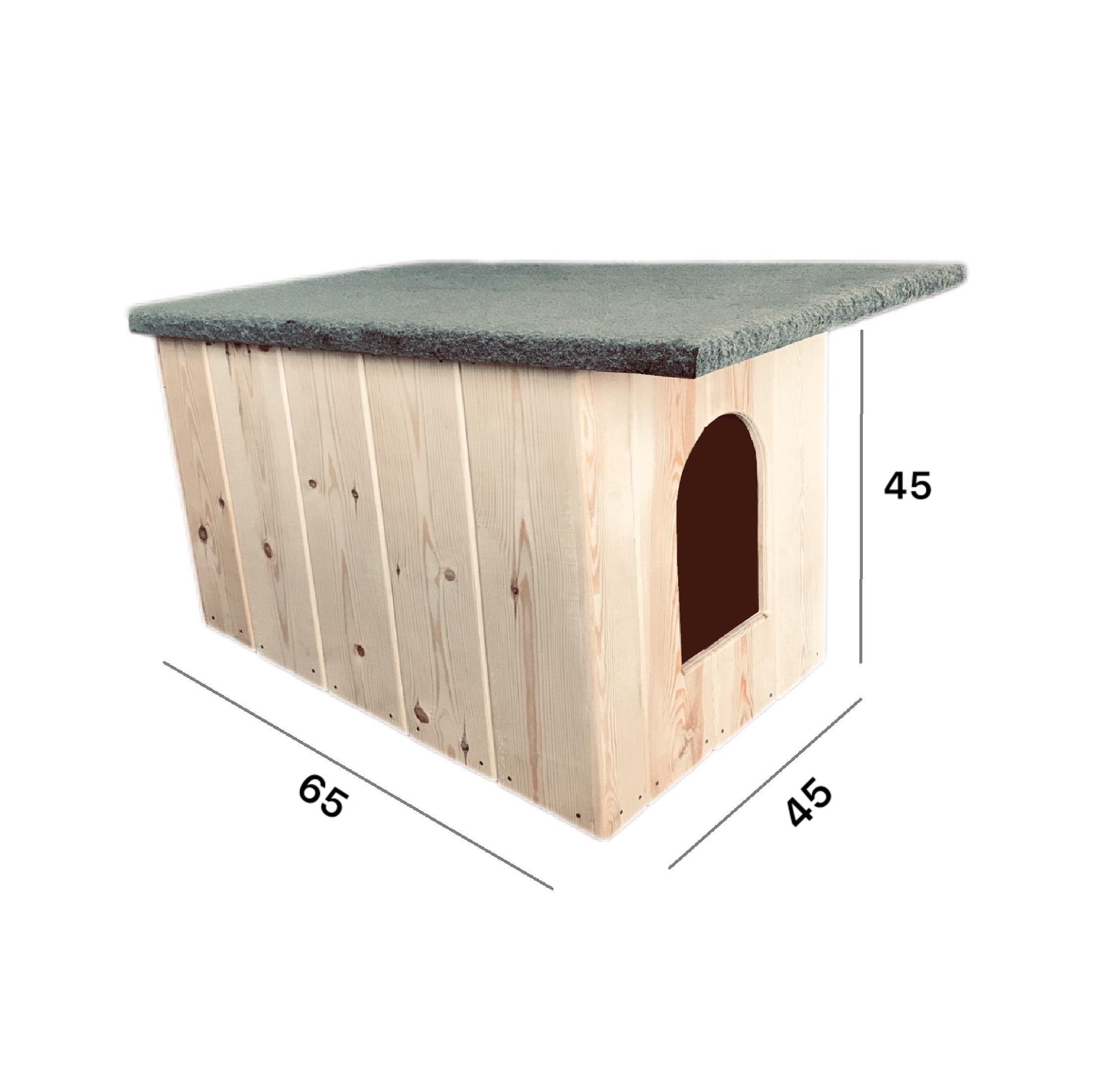 Будка для собаки Барбос комфорт утепленная 45х65х65 см (25224701) - фото 2 Будка для собаки Барбос комфорт утепленная 45х65х65 см (25224701) - фото 2