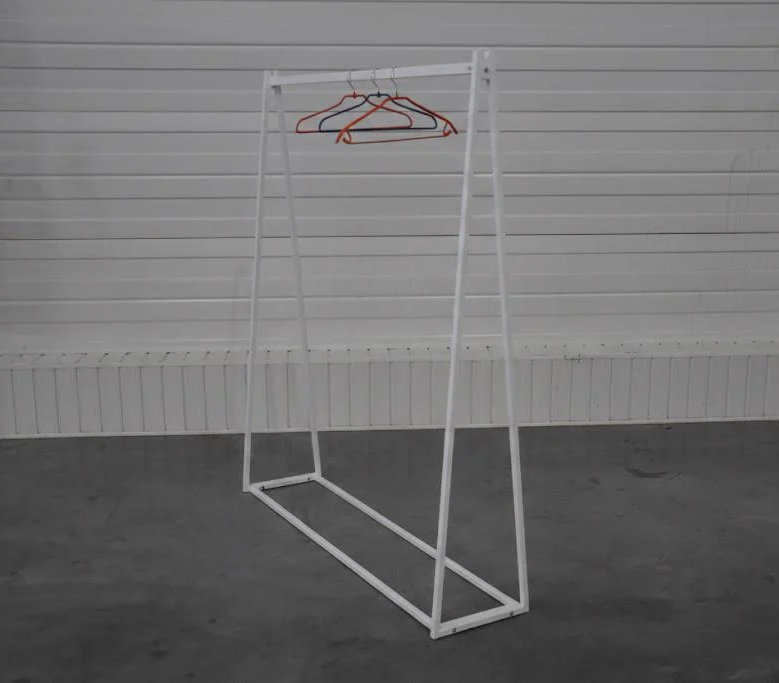 Вешалка для одежды Kompred OL014/1.2 усиленная 1300x400x1700 мм Белый