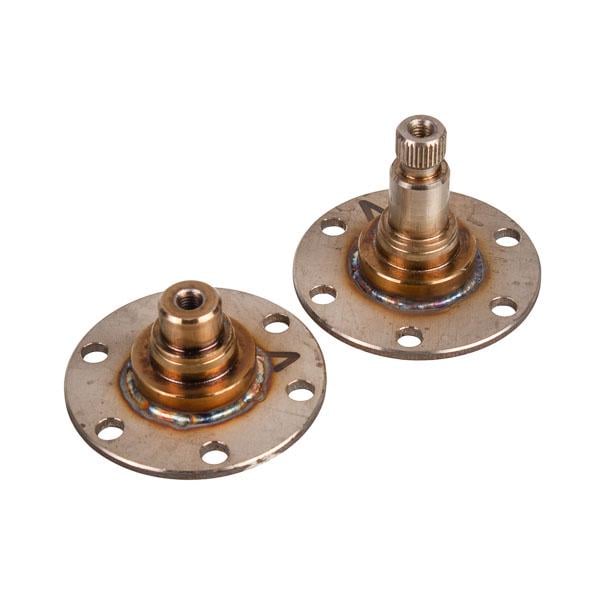 Фланець-опора барабана нержавіюча сталь 2 шт. під підшипник 6204 для вертикальної пральної машини Bosch (00000041821)