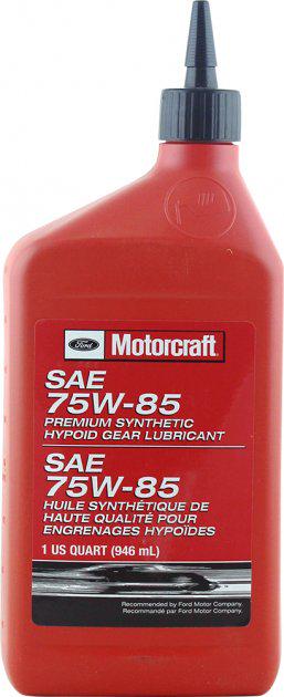 Мастило трансмісійне Ford Motorcraft 75W-85 0,946 л (XY75W85QL) Мастило трансмісійне Ford Motorcraft 75W-85 0,946 л (XY75W85QL)