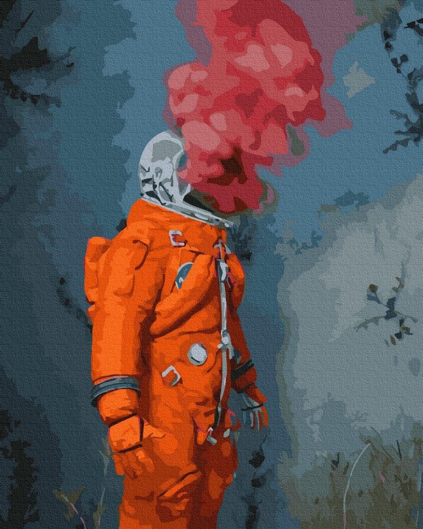 Картина за номерами Brushme BS35330 Космічний герой 40x50 см (1314365713)