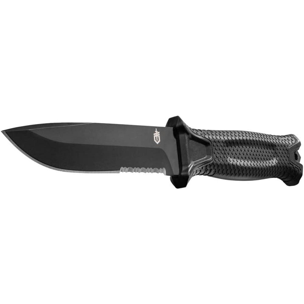 Нож туристический Gerber Strongarm Fixed Serrated 25,1 см Black (1027840) - фото 2