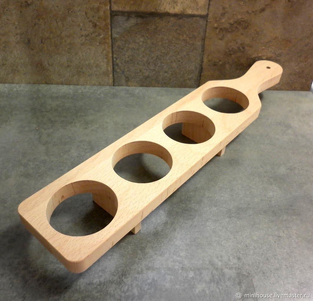 Подставка для рюмок из дерева Франциско 445 Бланже (НБС-044501)