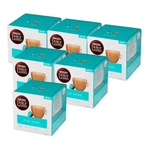 Набір капсул для кавомашини Nescafe Dolce Gusto Flat White 6x16 шт. Набір капсул для кавомашини Nescafe Dolce Gusto Flat White 6x16 шт.