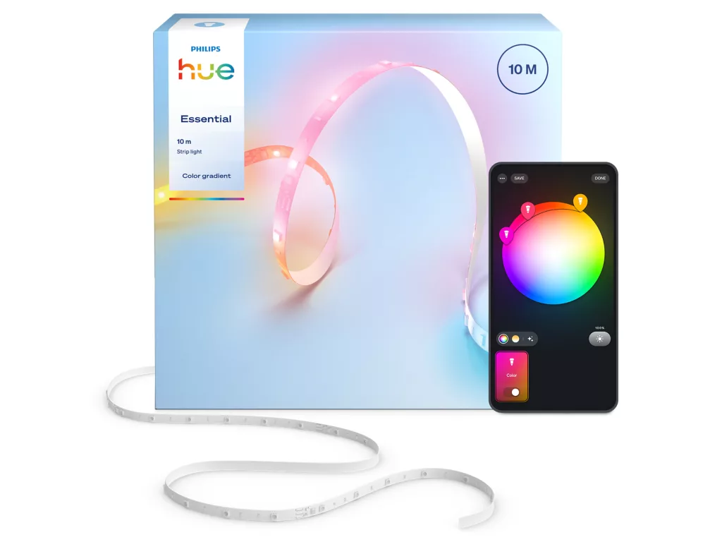 Смарт-лента Philips hue LED Essential Lightstrip 5 м RGBIC/ZigBee/Bluetooth/HomeKit