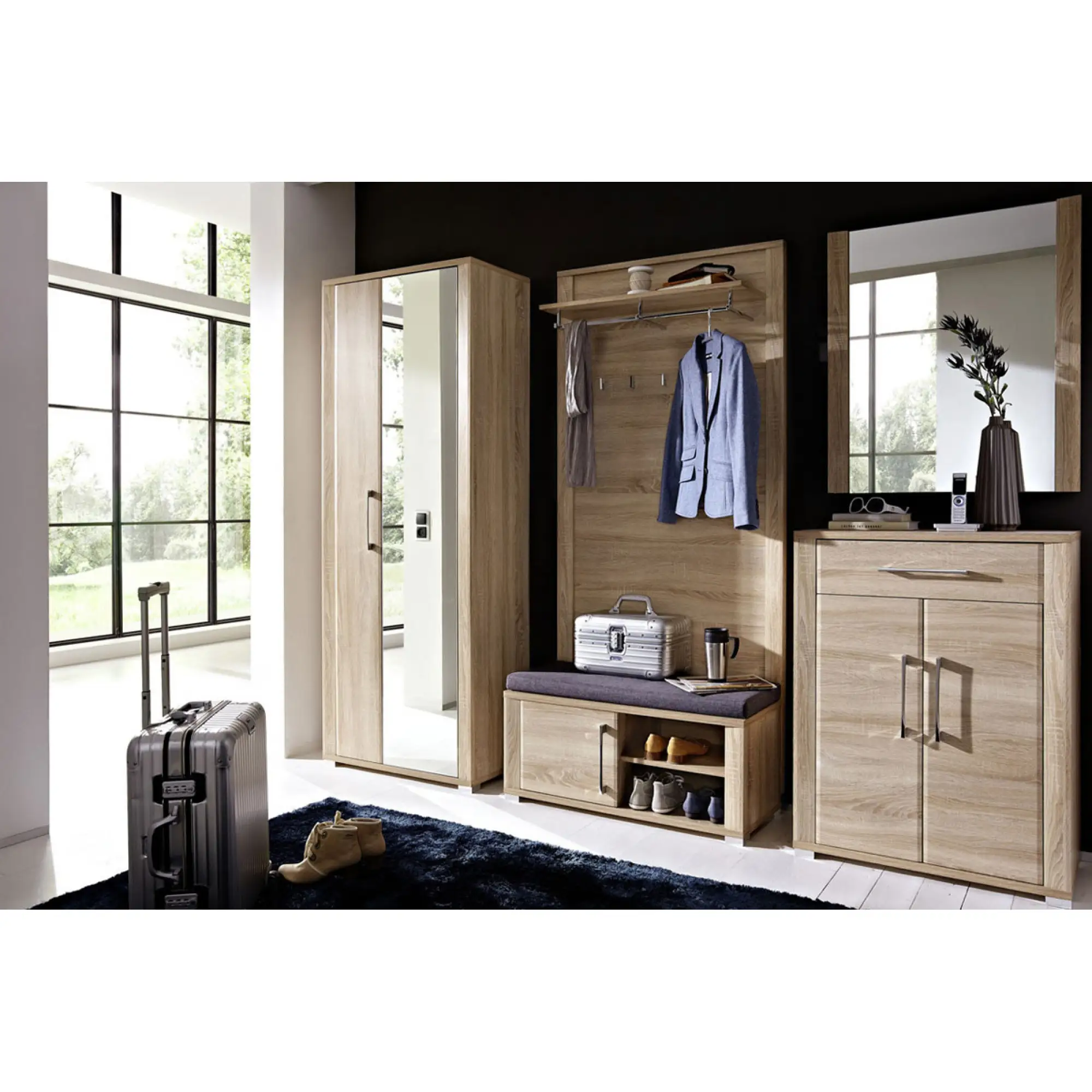 Тумба Гербор Гоу KOM2D1S/10/7 74х40х100 см Дуб сонома (19528064) - фото 3 Тумба Гербор Гоу KOM2D1S/10/7 74х40х100 см Дуб сонома (19528064) - фото 3