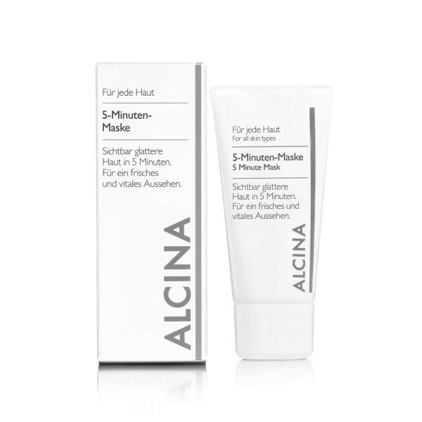 Маска для лица ALCINA 5 Minute Mask экспресс,омолаживающая для всех типов кожи 50 мл (4008666343185)