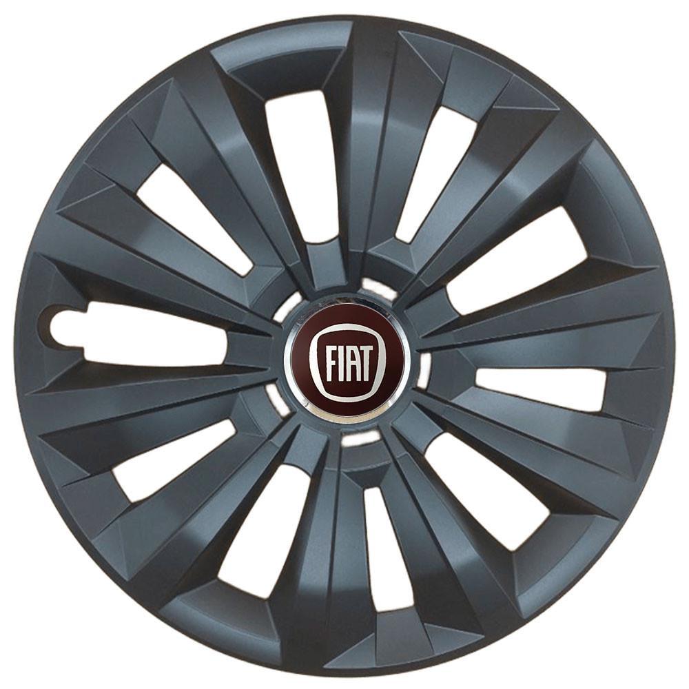 Комплект колпаков SJS R15 для Fiat 346 4 шт. Черный (108298)