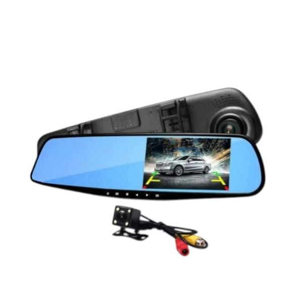 Дзеркало відеореєстратор із камерою заднього вигляду DVR (1433EH) - фото 3