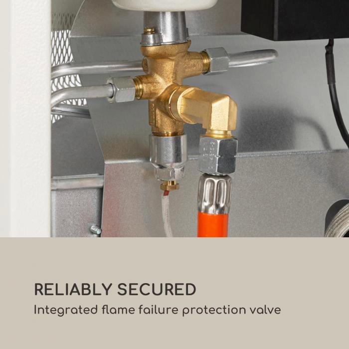 Газовый обогреватель Blumfeldt Bonaparte Fire Белый (10035030) - фото 6 Газовый обогреватель Blumfeldt Bonaparte Fire Белый (10035030) - фото 6