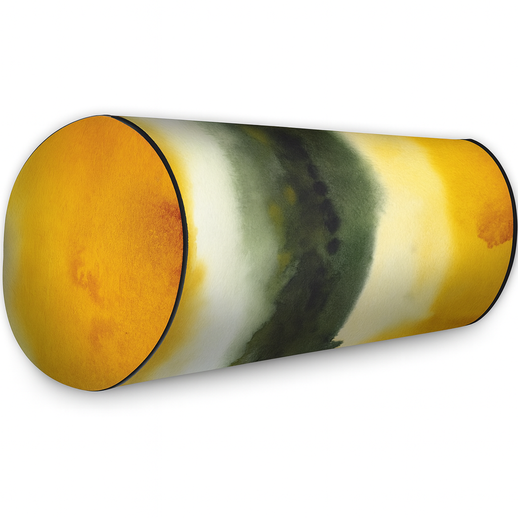 Подушка-валик Presentville Зелено-желтый (PV FLORA012)