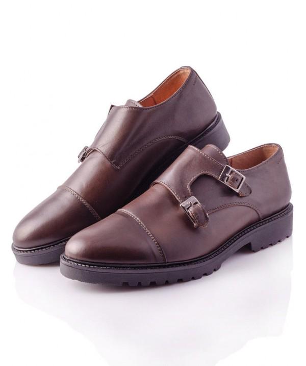 Монки мужские Leone Classic 0322 р. 44 Коричневый