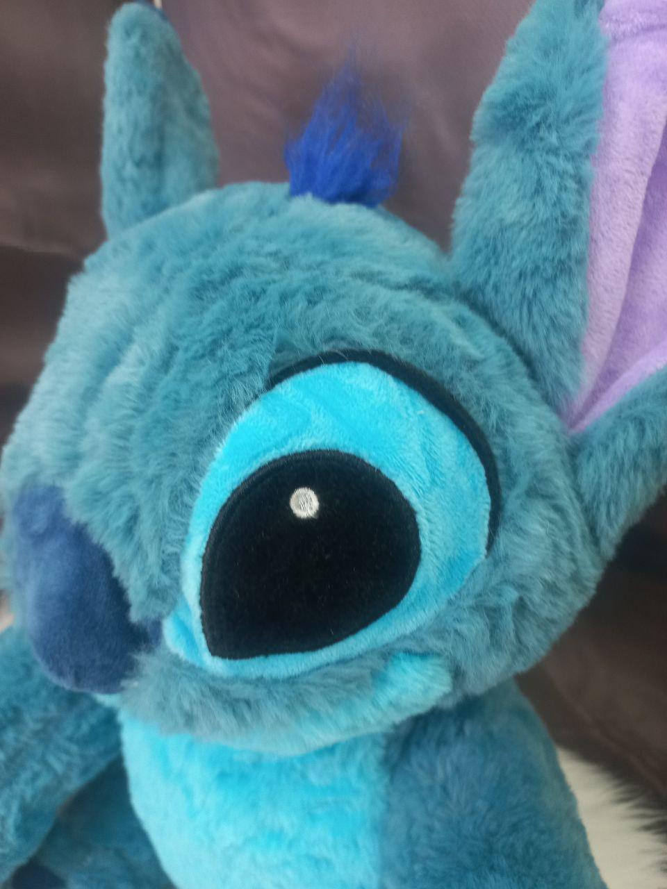 М'яка іграшка пухнастий Стіч з вушками персонажі Ліло та Стіч 40 см Синій (9061/40) - фото 5