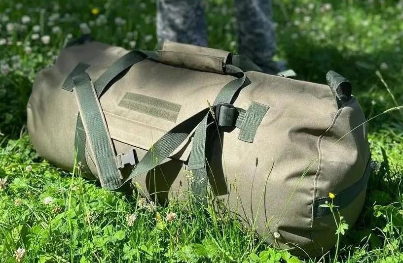 Сумка-баул военный 90 л Хаки (MR53763)
