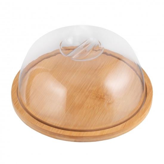Блюдо з кришкою Ardesto Midori бамбук/пластик 185х1х78 мм (AR0932)