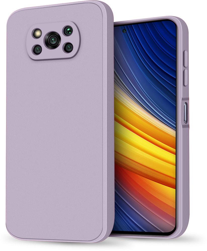 Силіконовий чохол HardCorner Xiaomi Poco X3 Pro (з мікрофіброю) Lilac (34830-3B)