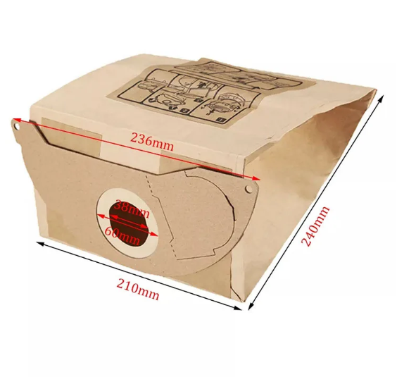 Комплект мешков для пылесоса Karcher WD2 6.904-322.0 5 шт. (222) - фото 2 Комплект мешков для пылесоса Karcher WD2 6.904-322.0 5 шт. (222) - фото 2