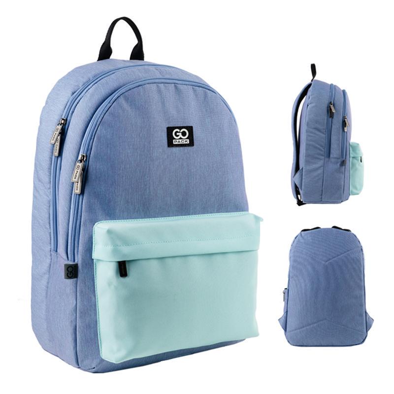 Рюкзак GoPack Education Teens 44x29x14 см 15 л Мятно-голубой (GO24-140L-2) - фото 3