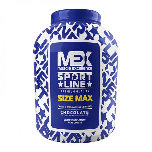 Гейнер MEX Nutrition Size Max 2720 г 24 порции Chocolate