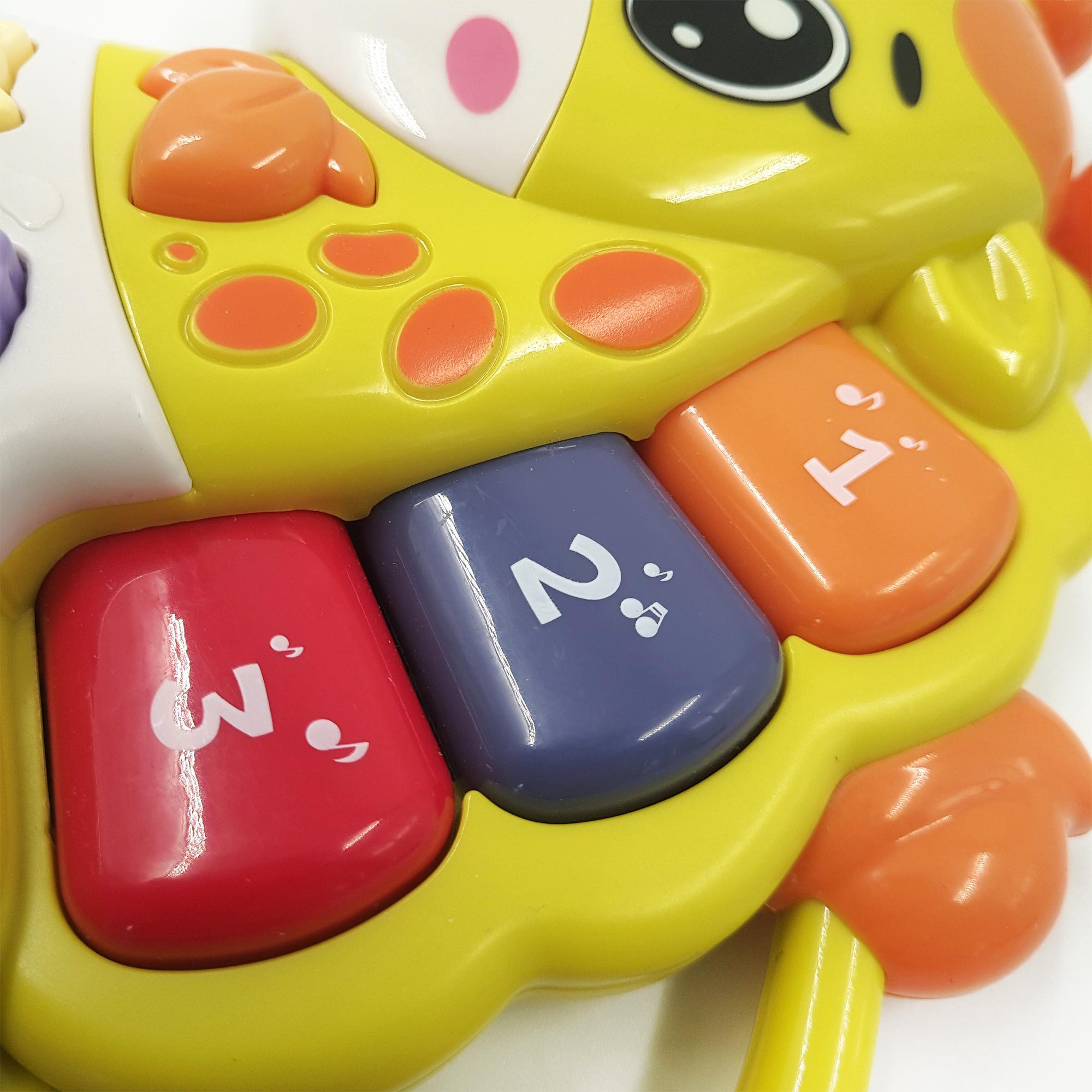 Дитяче піаніно TK Group Жираф Жовтий (111534) - фото 3 Дитяче піаніно TK Group Жираф Жовтий (111534) - фото 3