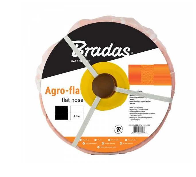 Шланг Bradas Agro-Flat PE W.P.4 2" 50 м (WAF4B200050)