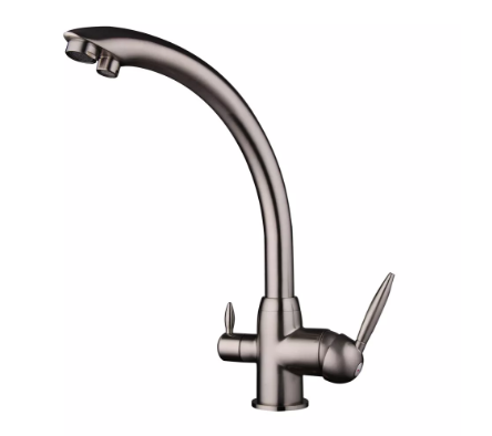 Смеситель для кухни Frap F4399-5 F43 d 35 мм Сатин