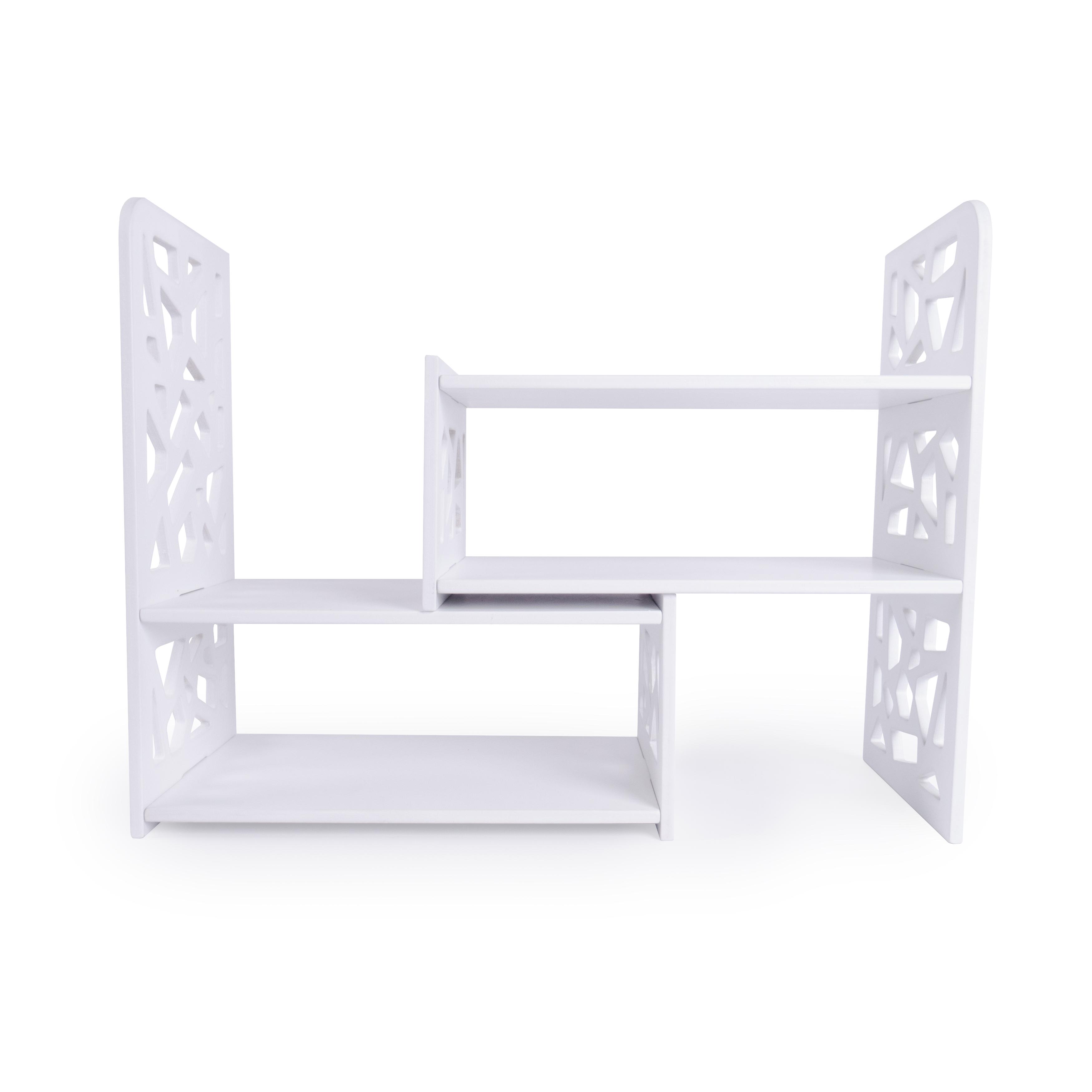 Полочка-органайзер AMIRI HOME трансформер 62,8x19,5x38,5 см Белый (VG2004)