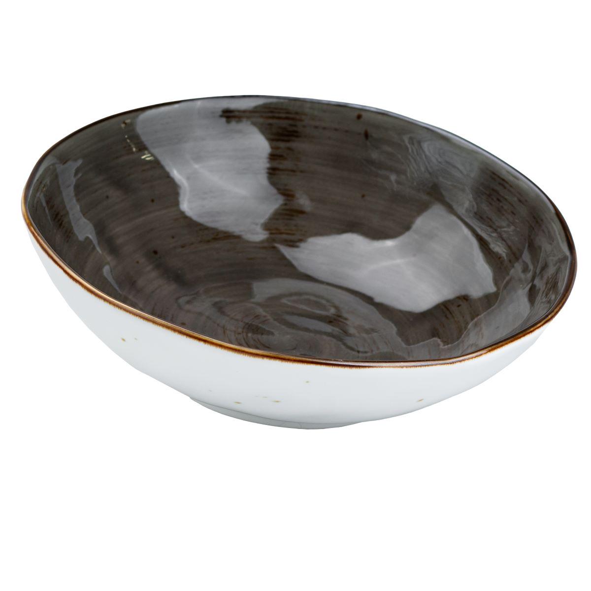 Тарілка обідня глибока кругла керамічна 17,5 см (4511) - фото 12