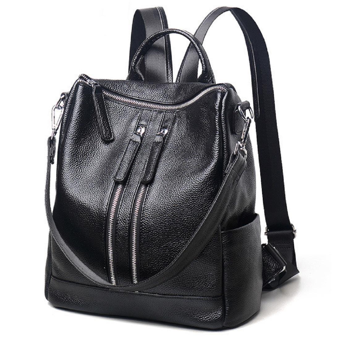Городской рюкзак женский Royal Bag F-FL-NWBP27-011A кожаный Черный (5327) Городской рюкзак женский Royal Bag F-FL-NWBP27-011A кожаный Черный (5327)