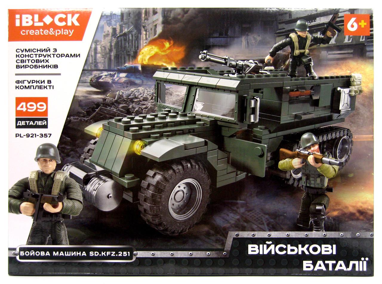 Конструктор IBlock PL-921-357 "Військові баталії" 499 деталей фігурки