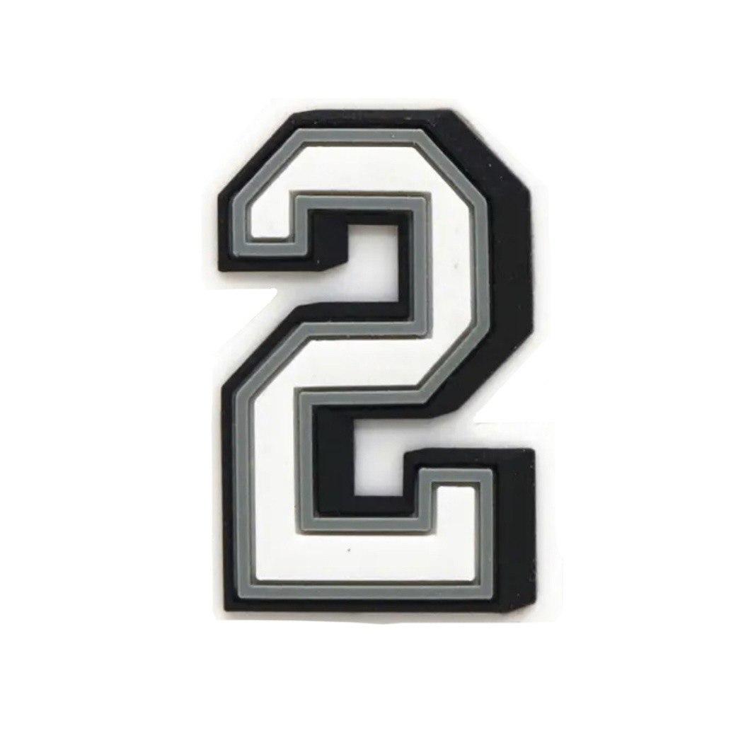 Джиббитс Jibbitz Цифра 2 1 шт. (50231)