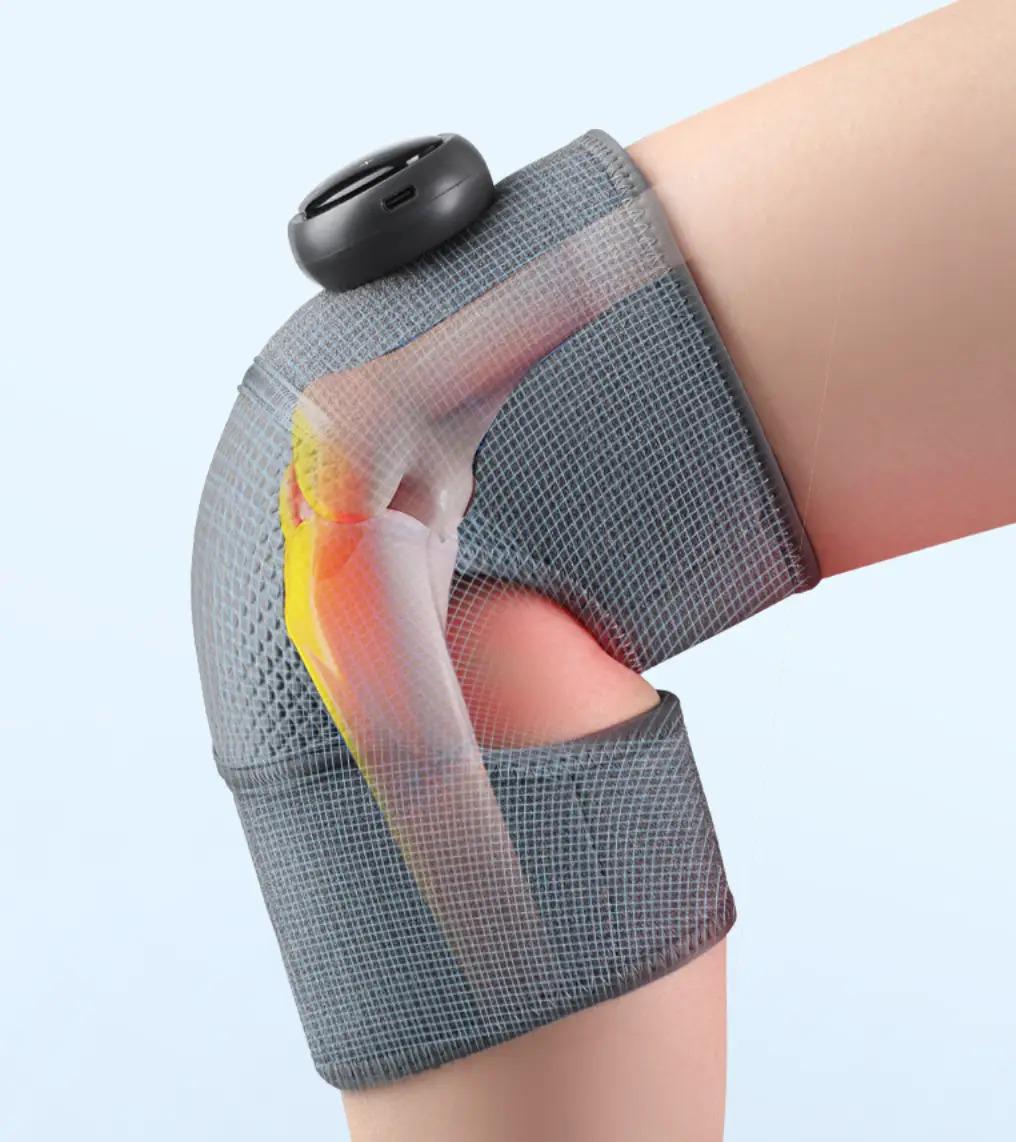 Массажер для коленного сустава Elite Knee-Support вибрационный с инфракрасным подогревом (10161) - фото 2