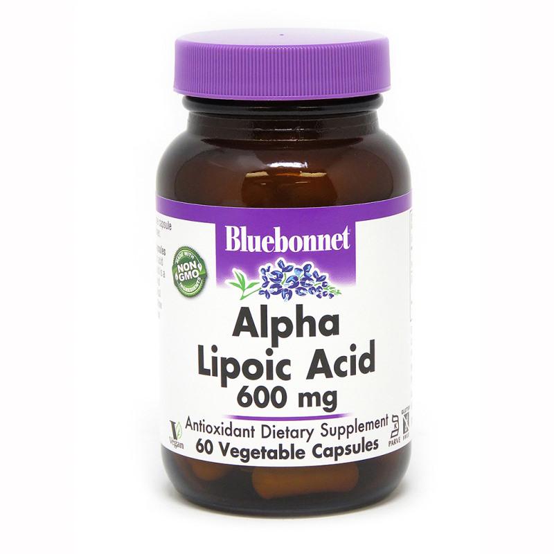 Натуральная добавка Bluebonnet Alpha Lipoic Acid 600 мг 60 капс. (5064)